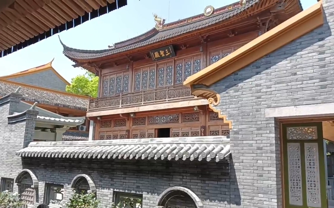 温州江心寺 瓯江之畔的千年古刹